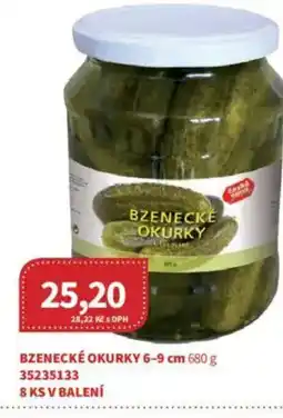 Kubík potraviny Bzenecké okurky 6-9 cm nabídka