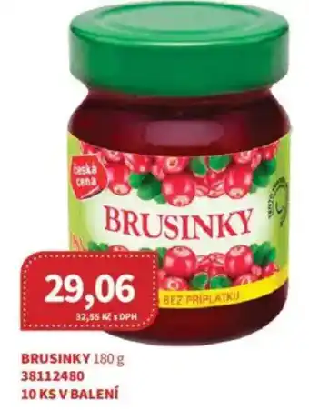 Kubík potraviny Brusinky nabídka