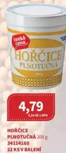 Kubík potraviny Hořčice plnotučná nabídka