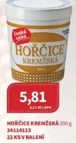 Kubík potraviny Hořčice kremžská nabídka