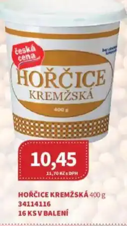 Kubík potraviny Hořčice kremžská nabídka