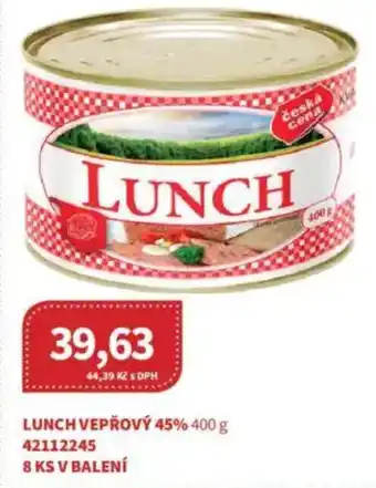 Kubík potraviny Lunch vepřový 45% nabídka