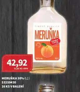 Kubík potraviny Meruňka 30% nabídka
