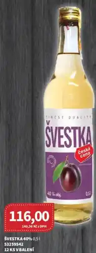 Kubík potraviny Svestka 40% nabídka