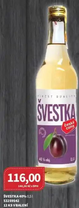 Kubík potraviny Svestka 40% nabídka