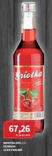 Kubík potraviny Griotka 20% nabídka