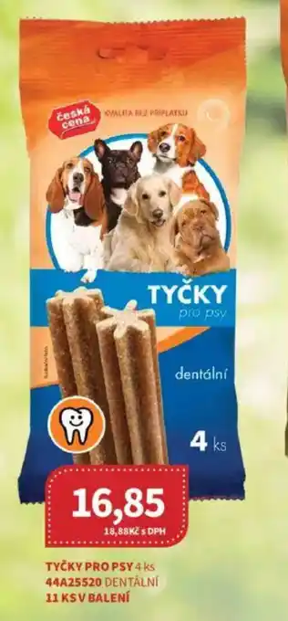 Kubík potraviny Tyčky pro psy nabídka