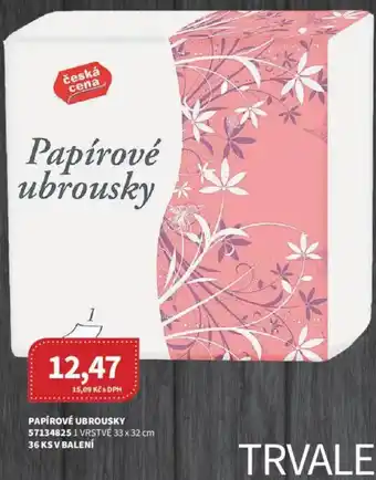 Kubík potraviny Papírové ubrousky nabídka