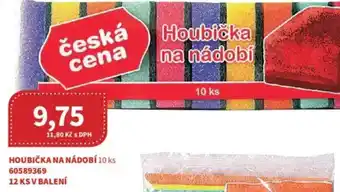 Kubík potraviny Houbička na nádobí nabídka