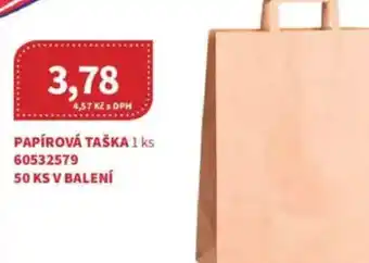 Kubík potraviny Papírová taška nabídka