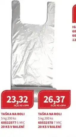 Kubík potraviny Taška na roli nabídka