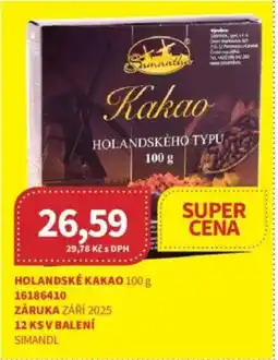 Kubík potraviny Holandské kakao nabídka