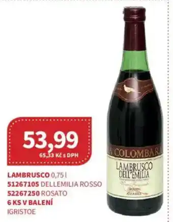 Kubík potraviny LAMBRUSCO nabídka