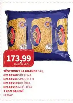 Kubík potraviny Testoviny la grande nabídka