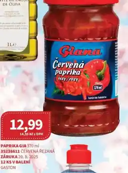 Kubík potraviny Paprika gia nabídka