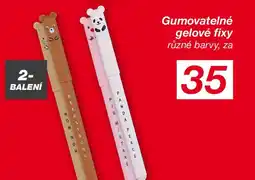 Kik Gumovatelné gelové fixy nabídka