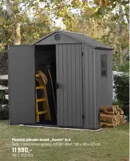 OBI Plastový zahradní domek darwin 6x4 nabídka