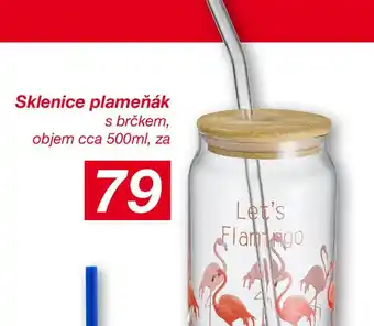 Kik Sklenice plameňák nabídka