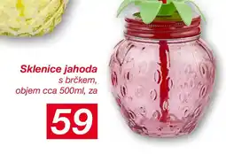 Kik Sklenice jahoda nabídka