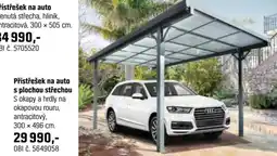 OBI Přístřešek na auto s plochou střechou nabídka