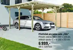 OBI Přístřešek pro jedno auto föhr nabídka