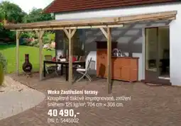 OBI Weka zastřešení terasy nabídka