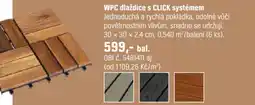 OBI Wpc dlaždice s click systémem nabídka