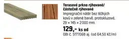 OBI Terasové prkno rýhované/ částečně rýhované nabídka