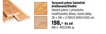 OBI Terasové prkno částečně drážkované/hladké nabídka