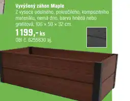 OBI Vyvýšený záhon maple nabídka
