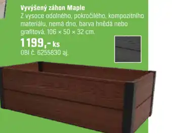 OBI Vyvýšený záhon maple nabídka
