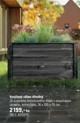 OBI Vyvýšený záhon dřevěný nabídka