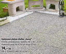 OBI Vymývaná plošná dlažba dunaj nabídka
