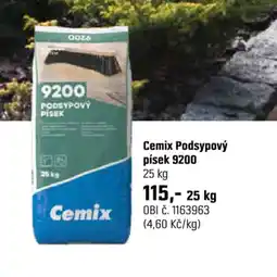 OBI Cemix podsypový písek 9200 nabídka
