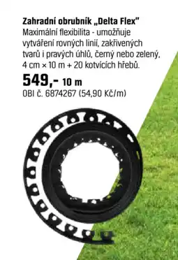 OBI Zahradní obrubník delta flex nabídka