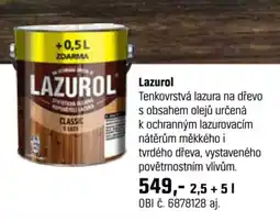 OBI Lazurol nabídka