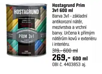 OBI Hostagrund prim 3v1 nabídka