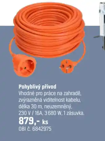 OBI Pohyblivý přívod nabídka