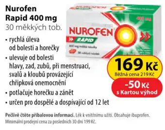 Dr. Max NUROFEN Rapid 400 mg nabídka