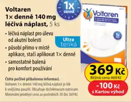 Dr. Max VOLTAREN 1x denně 140 mg léčivá náplast nabídka