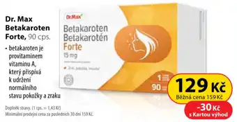 Dr. Max DR. MAX Betakaroten forte nabídka