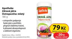 Dr. Max APOTHEKE Zdravá játra ostropestřec mletý nabídka