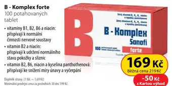 Dr. Max B-komplex forte nabídka