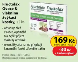 Dr. Max FRUCTOLAX Ovocie & vláknina žvýkací kostky nabídka