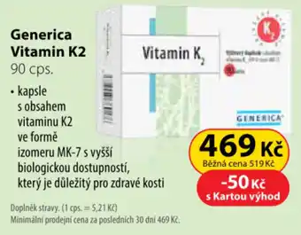 Dr. Max Generica vitamin k2 nabídka