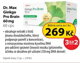 Dr. Max DR. MAX Ginkgo pro brain 60 mg nabídka