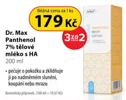 Dr. Max DR. MAX Panthenol 7% tělové mléko s ha nabídka