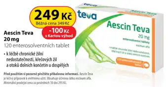 Dr. Max Aescin teva 20 mg nabídka