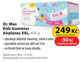 Dr. Max DR. MAX Kids gummies airplanes xxl nabídka