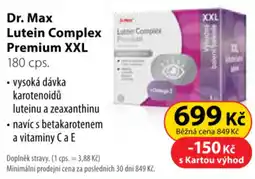 Dr. Max DR. MAX Lutein complex premium xxl nabídka